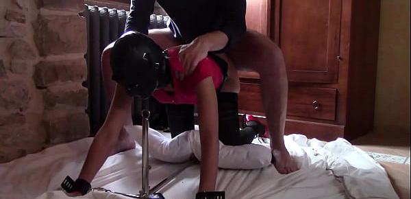 Laura XXX bound and fucked hardly doggystyle